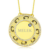 Silver Vav Personalized Name Necklace for Women